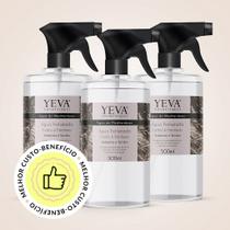Água Perfumada YEVA Águas do Mediterrâneo Cedro e Pachouly - KIT 3 UNIDs 500ml Água Perfumada YEVA Águas do Mediterrâneo Cedro e Pachouly - KIT 3 UNIDs 500ml