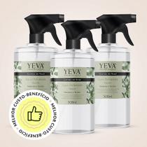 Água Perfumada YEVA Quintais do Brasil Alecrim - KIT 3 UNIDs 500ml Água Perfumada YEVA Quintais do Brasil Alecrim - KIT 3 UNIDs 500ml