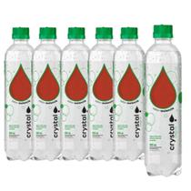Água saborizada com gás melancia crystal garrafa 510ml fardo6 unidades