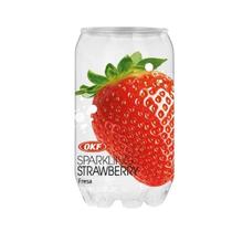 Água Saborizada Gaseificada Sabor Morango OKF - 350ml