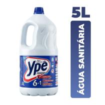 Água Sanitária e Alvejante Cloro Ativo Galão 5 Litros Ypê