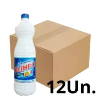 Água Sanitária Olimpo 1 Litro Caixa Com 12 Un.