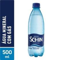 Água Schin Mineral com Gás PET 500ml C 12 Descartável Água Schin Mineral com Gás PET 500ml C 12 Descartável