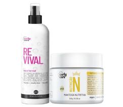 Água Termal Curly Care Revival E Creme De Manteiga 2X300Ml