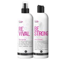 Água Termal Curly Care Revival E Leave-In Be Strong 2X300Ml