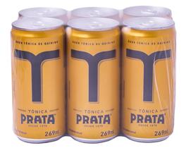 Água tônica de quinino prata 269ml - pack com 6 unid