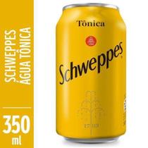 água tônica schweppes tradicional lata 350 ml água tônica schweppes tradicional lata 350 ml