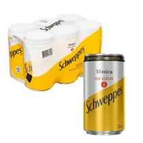 Água Tônica Zero Açúcar Schweppes Pack com 6 Unidades 220ml