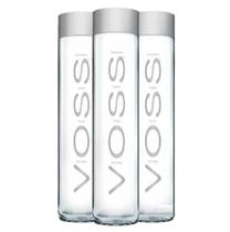 Água VOSS Sem Gas NORUEGUESA Vidro 800ml (3 garrafas)