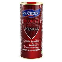 Aguarrás Diluente Premium Eucatex Dilui Esmaltes Sintéticos e Vernizes Cor Incolor 900ml