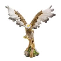 Águia Asas Abertas Cores Realista 22.5cm - Enfeite Decorativo Resina Águia Asas Abertas Cores Realista 22.5cm - Enfeite Decorativo Resina
