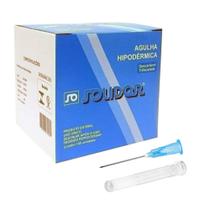 Agulha 23 G Descartável 25 x 0,6 (LABOR) - 100 Unidades Agulha 23 G Descartável 25 x 0,6 (LABOR) - 100 Unidades