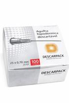 Agulha 25x0,70 22g Descartavel Esteril Descarpack Caixa com 100 Unids Agulha 25x0,70 22g Descartavel Esteril Descarpack Caixa com 100 Unids