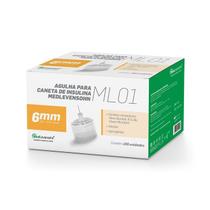 Agulha 6mm para Caneta de medicamentos injetáveis Medlevensohn 100 Unid Agulha 6mm para Caneta de medicamentos injetáveis Medlevensohn 100 Unid