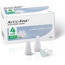 Agulha Caneta Insulina Accu-Fine Roche - 4mm - 32G - unidade Agulha Caneta Insulina Accu-Fine Roche - 4mm - 32G - unidade