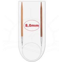 Agulha Circular de Bambu Círculo - 80cm