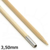 Agulha Circular Intercambiável Longas de Bambu Carry C Long - Tulip