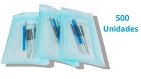 Agulha Complementar Dryneedling Acupuntura 0,20x15mm 500 Unidades