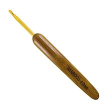 Agulha Crochê 4mm Barroco Bambu Duna Círculo Leveza - Unidade Agulha Crochê 4mm Barroco Bambu Duna Círculo Leveza - Unidade