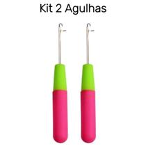 Agulha Crochet Braids E Mega Hair - 2 Unidades. Envio Rápido