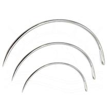 Agulha Curva Corrente - Kit 3 Unidades