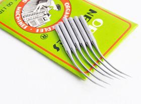 Agulha Curva Overlock com 10 UY154 10 B Organ