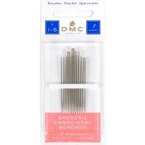 Agulha de Bordar DMC com Ponta 1-5 - 12 Agulhas