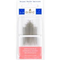 Agulha de Bordar DMC com Ponta 3-9 - 16 Agulhas
