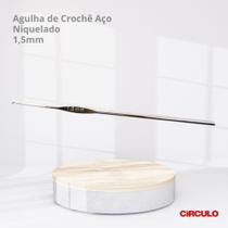 Agulha de Crochê Aço Niquelado 1,5mm Círculo