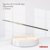 Agulha de Crochê Aço Niquelado 1,75mm Círculo