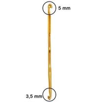 Agulha de Crochê Alumínio Ponta Dupla - Círculo