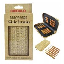 Agulha de Crochê Bambú Kit 7un Círculo - Circulo