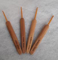 Agulha de Crochê cabo de bambu