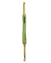 Agulha de Crochê Emborrachada Soft Ponta Dupla 3,0mm/4,0mm - Círculo Agulha de Crochê Emborrachada Soft Ponta Dupla 3,0mm/4,0mm - Círculo