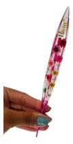 Agulha De Crochê Personalizada Em Resina Rosa 2,5mm