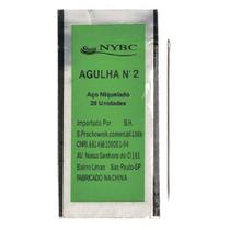 Agulha de Mão N2 Niquelado com 20 Unidades - Pacote com 5 Blisters Agulha de Mão N2 Niquelado com 20 Unidades - Pacote com 5 Blisters