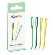 Agulha De Mão Ponta Curva Tapestry Knitpro Bordado Arremates