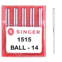 Agulha de Máquina Reta Industrial Singer Cabo Fino 1515 - 10 unid.
