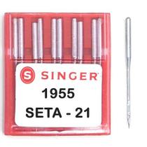 Agulha de Máquina Reta Industrial Singer Cabo Grosso 1955 - 10 unid.