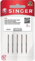 Agulha de Maquina Singer Bordado Ponto Ajour 2040 nº19 5unidades