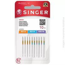 Agulha de singer para doméstica 2020 sortida 10, 12, 14, 16 blits 10 unidades