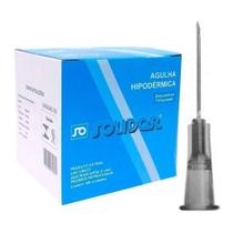 Agulha Descartável 25 x 0,70mm (22g x 1) 100 Unidades Solidor Agulha Descartável 25 x 0,70mm (22g x 1) 100 Unidades Solidor