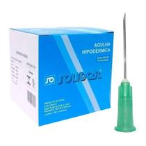 Agulha Descartável 25 x 0,80mm (21g x 1) 500 Unidades Solidor Agulha Descartável 25 x 0,80mm (21g x 1) 500 Unidades Solidor