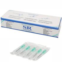 Agulha Descartável 25x0,80mm (21g x 1) Caixa com 100 Unidades SR
