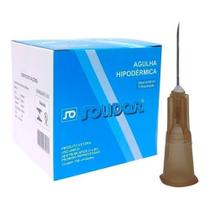Agulha Descartável Marrom 13 x 0,45mm 26g x 1/2 Caixa com 100 Unidades Solidor Agulha Descartável Marrom 13 x 0,45mm 26g x 1/2 Caixa com 100 Unidades Solidor