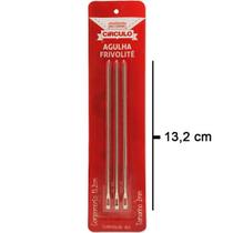 Agulha frivolité longa 13,2cm Círculo