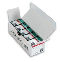 Agulha Gebedur para Máquina Catraca e Elastiqueira Ponta Curta e Prega Elástico Caixa com 500 Uni.