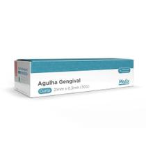 Agulha Gengival -Medix Tamanho:30mm x 0,4mm (27G Longa)