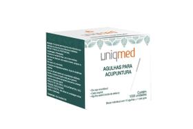 Agulha para Acupuntura 0,25x25mm c/ 1000 Uniqmed