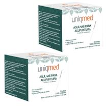 Agulha para acupuntura 1000un 0,25x40mm kit 2cx uniqmed tamanho:0,25x40mm Agulha para acupuntura 1000un 0,25x40mm kit 2cx uniqmed tamanho:0,25x40mm